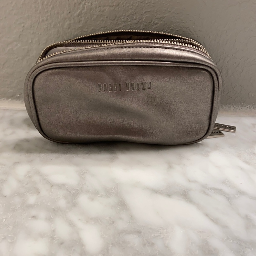 Bobbi Brown pewter two section case